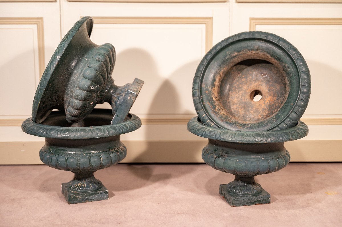 Set Of Four Cast Iron Basins