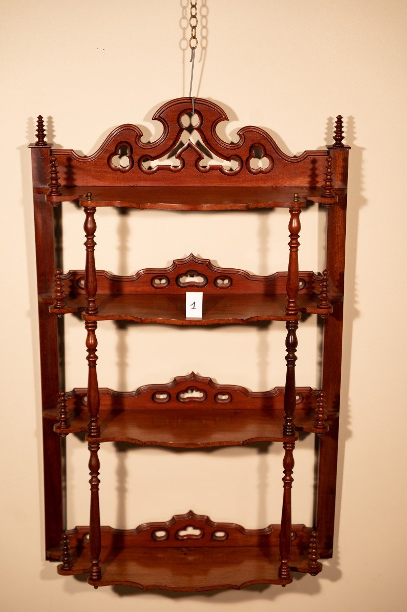 Napoleon III Mahogany Shelves-photo-3