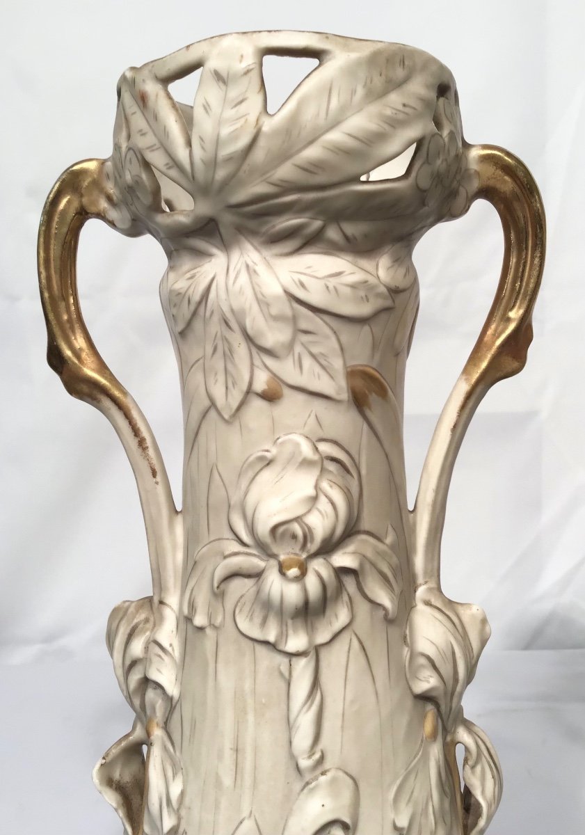 Paire De Vases Art Nouveau-photo-4