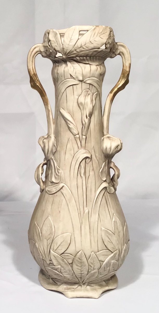 Paire De Vases Art Nouveau-photo-1