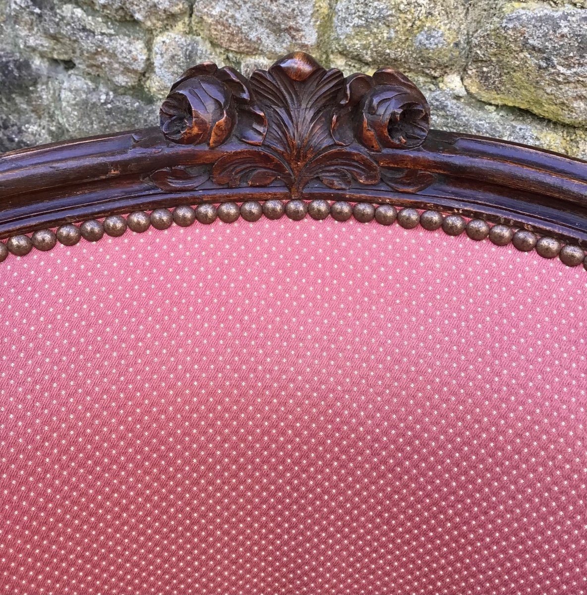 Large Bergère De Style Louis XV-photo-2