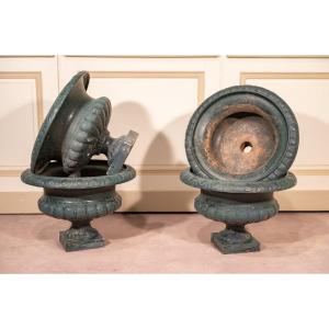 Set Of Four Cast Iron Basins