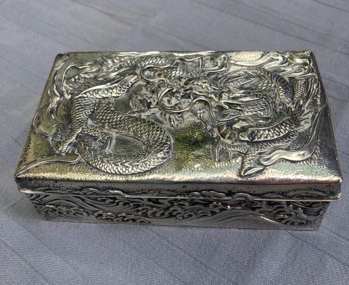 Sterling Silver Box China 19th