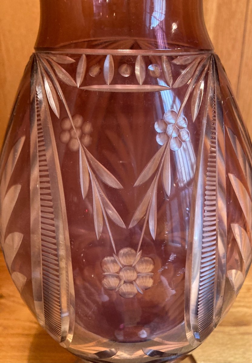 Vase « obus » Cristal De Bohème -photo-1