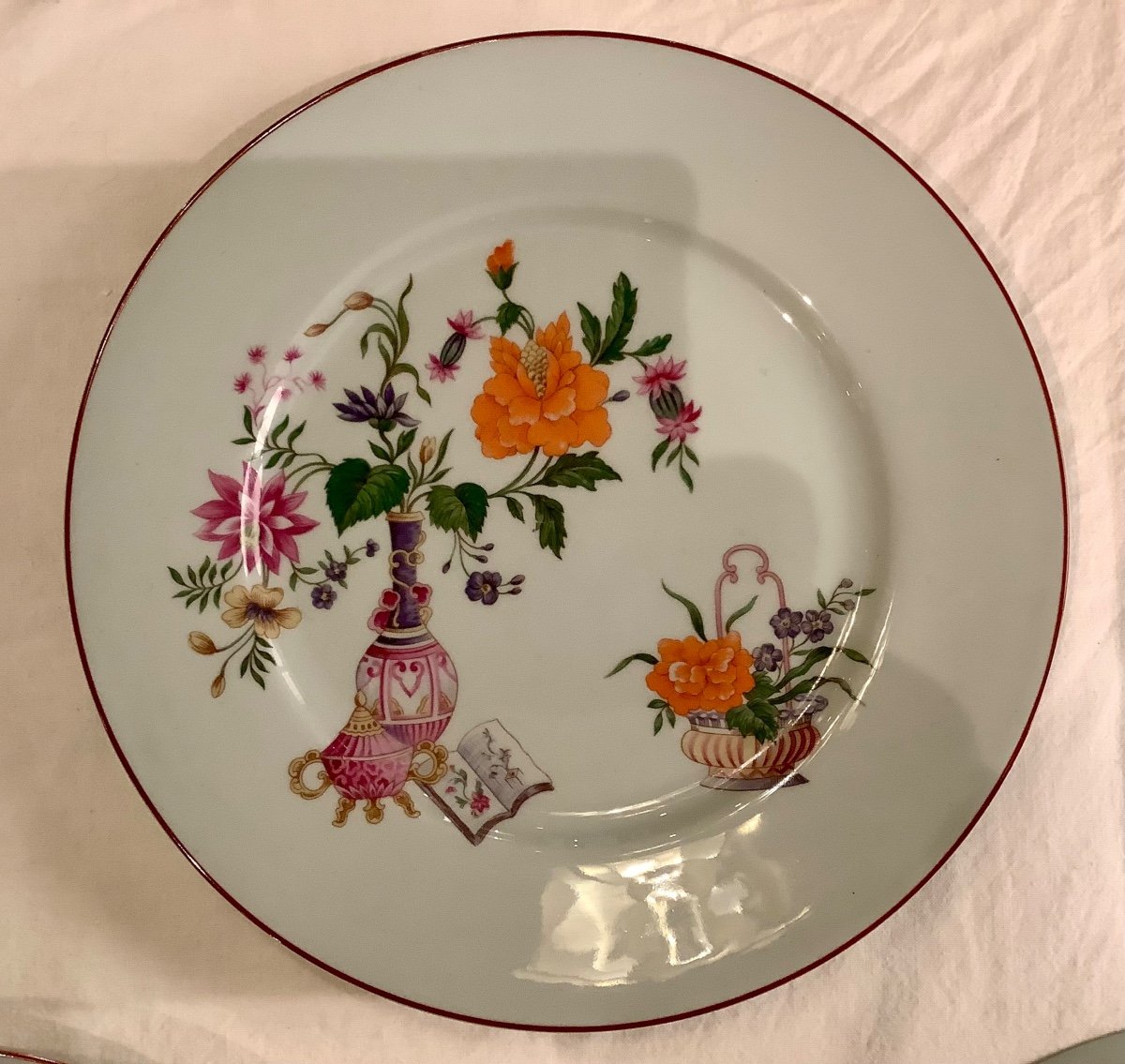 Compagnie Des Indes, Raynaud, Limoges 15 Assiettes-photo-2