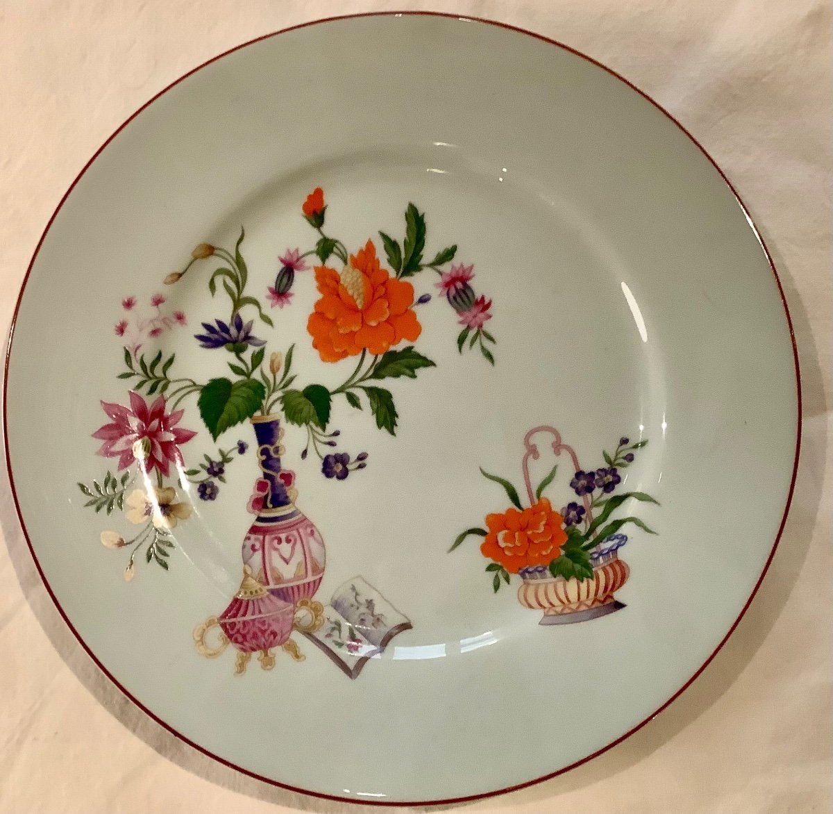 Compagnie Des Indes, Raynaud, Limoges 15 Assiettes-photo-3