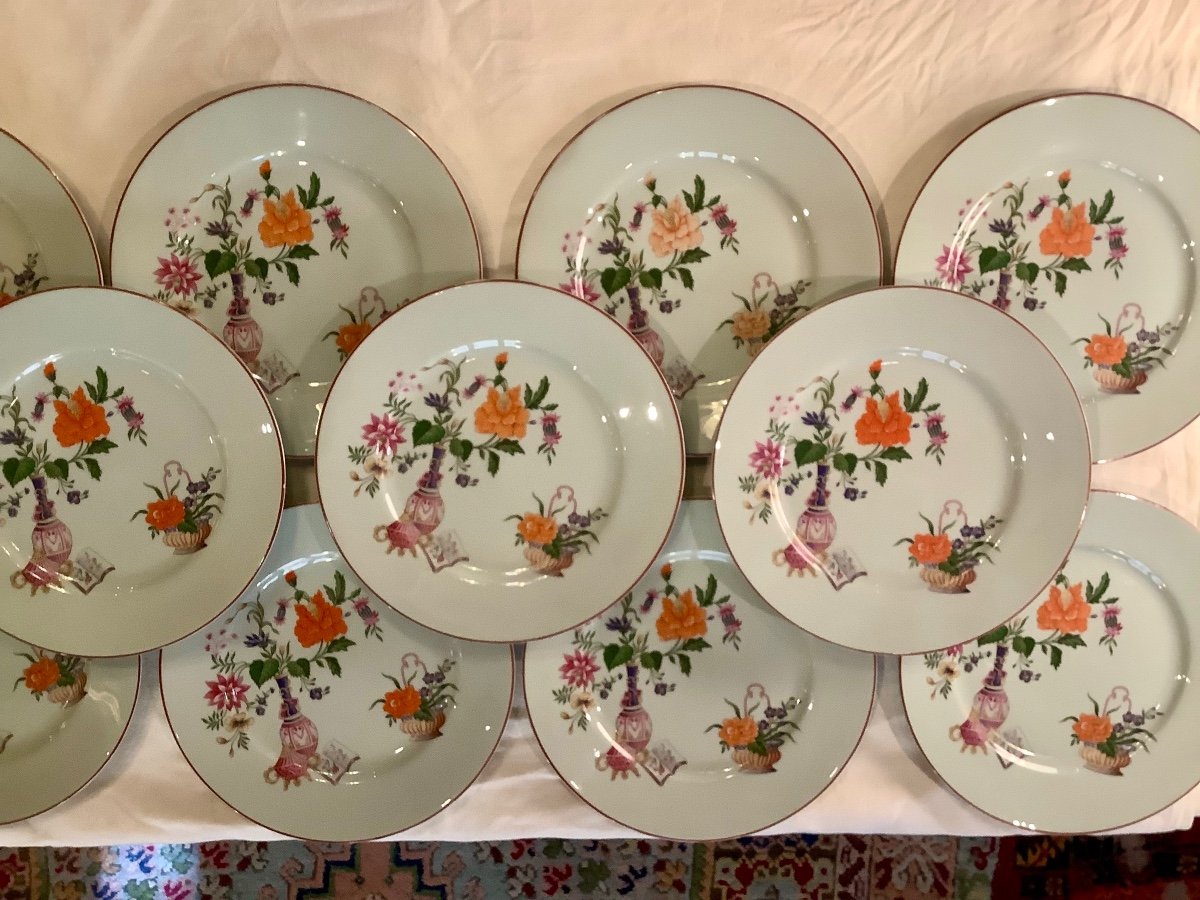 Compagnie Des Indes, Raynaud, Limoges 15 Assiettes