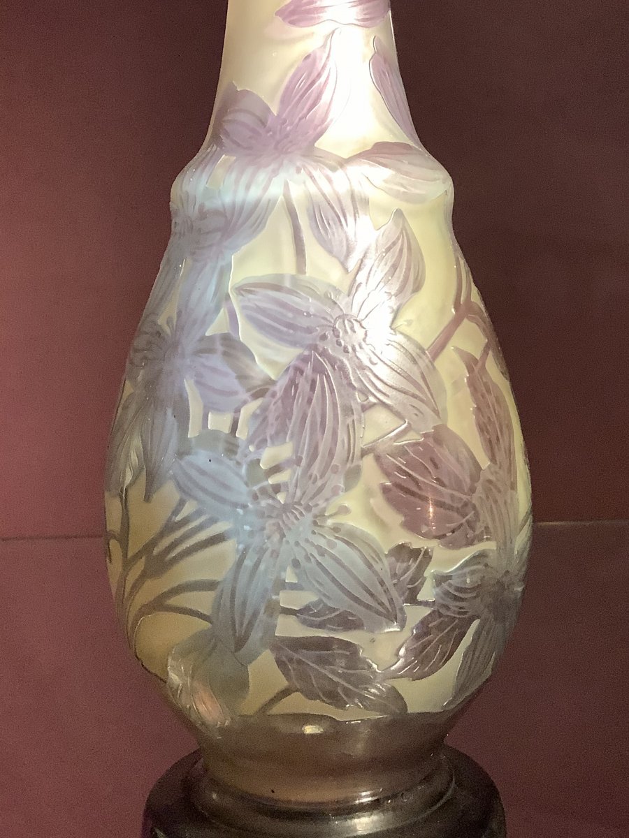 High Baluster Vase Emile Gallé