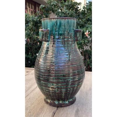 Large Accolay Ceramic Vase 1950´