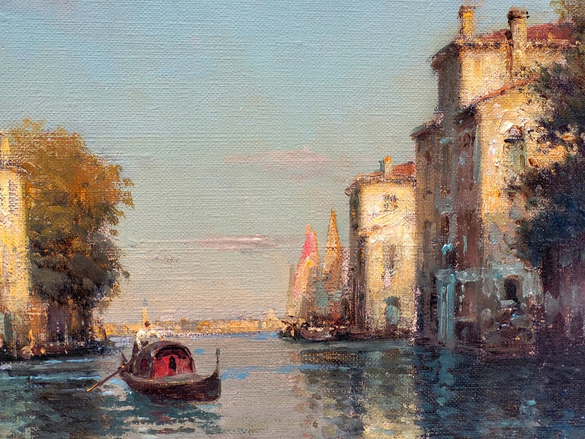 Venice, From A Pair, Signed Marc Aldine Dit Bouvard-photo-1