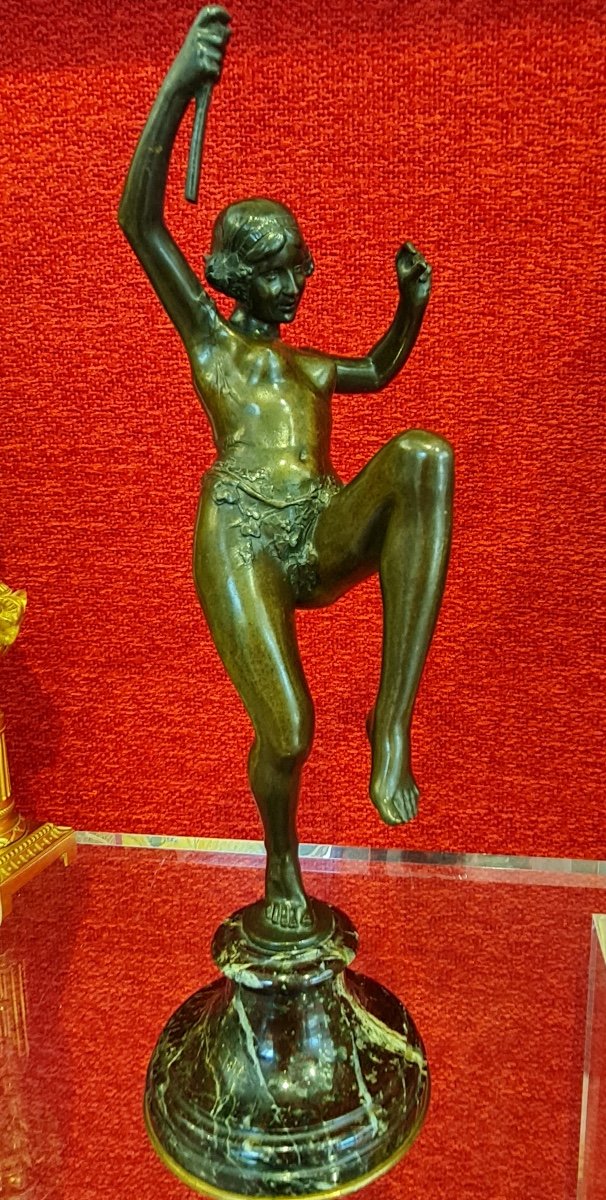 Bronze Art Deco, The Dancer, Signed Clemencin