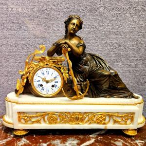 Important Neoclassical Clock: The Merchant Navy, Signed Bailly