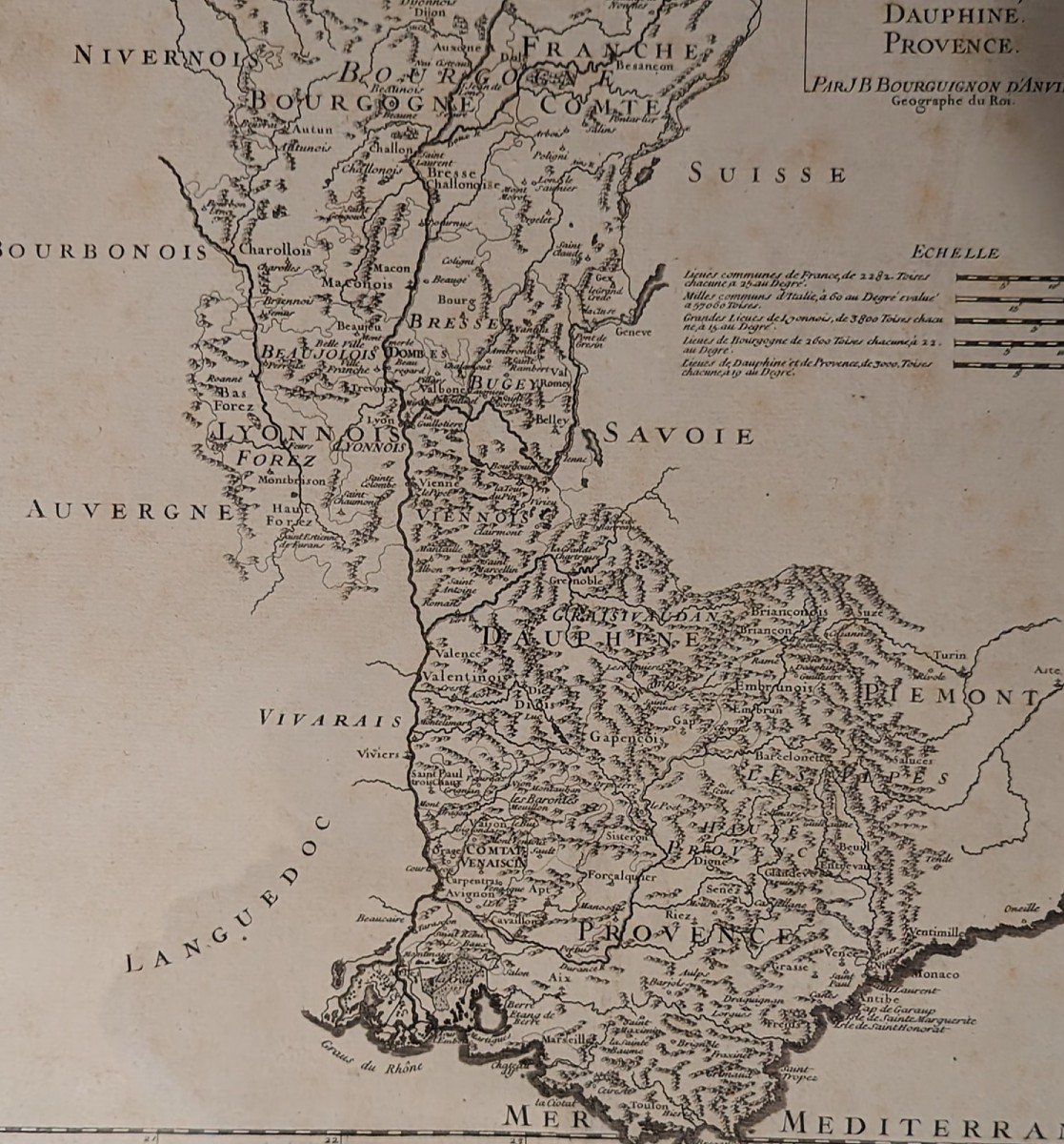 Map By Bourguignon d'Anville. 1719-photo-4