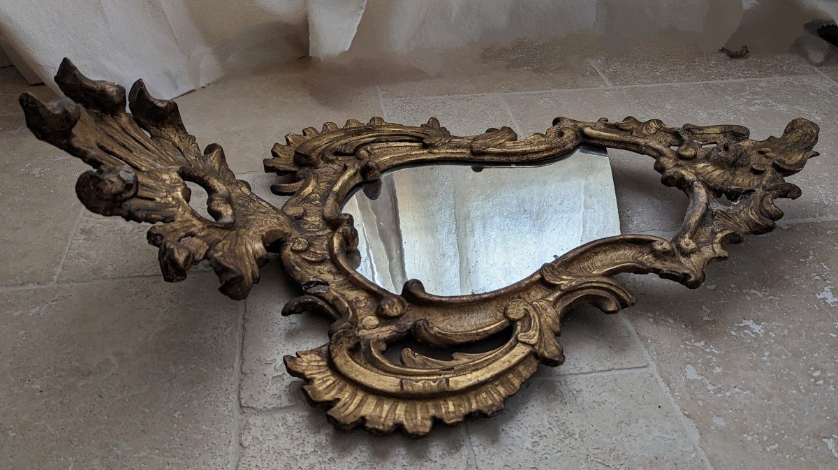 18th Century Italian Mirror-photo-3