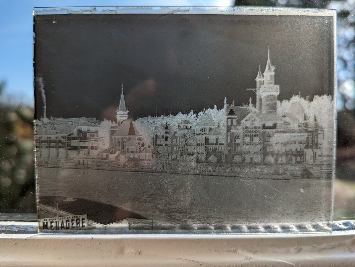 100  négatifs sur plaques de verre. Exposition Universelle Paris 1900-photo-1