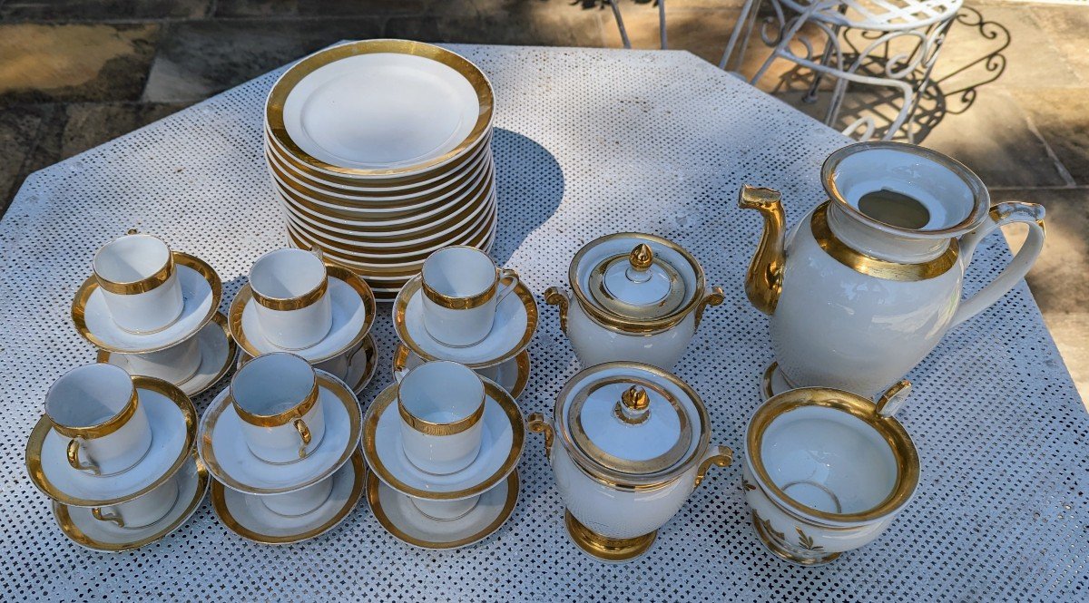 Coffee Service, Paris Porcelain Dessert-photo-1