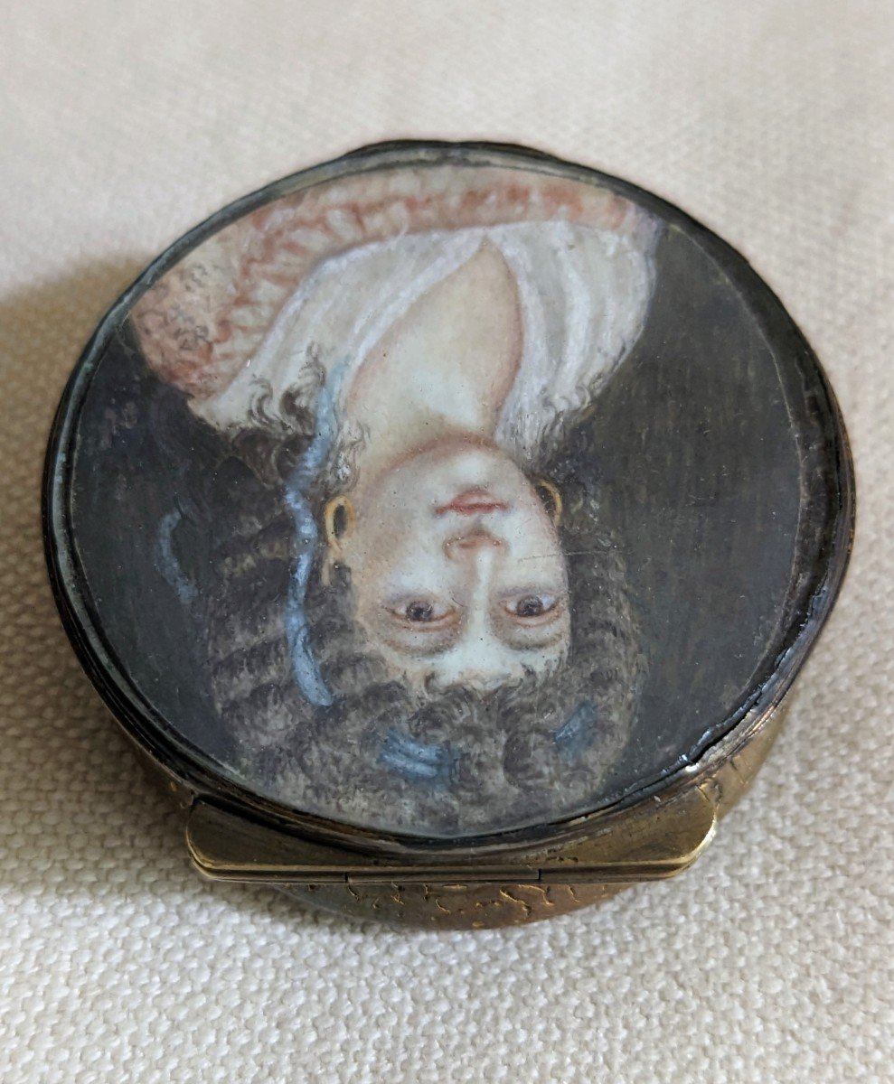 18th Century Box With Miniature Portrait-photo-5