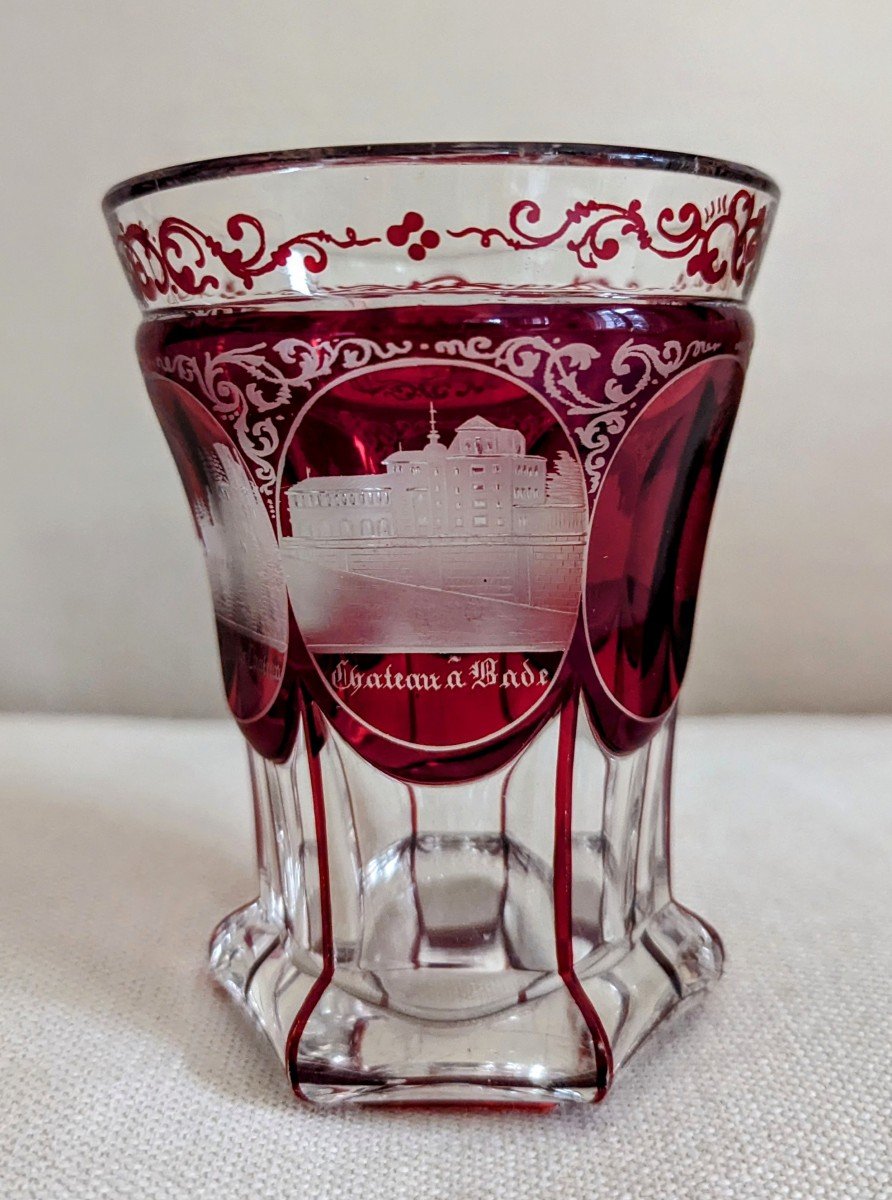 Bohemian Cut Crystal Glass. Baden-photo-2