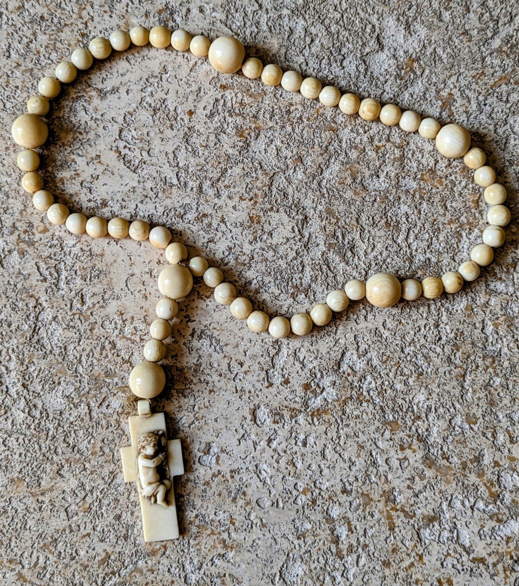 Rosary, Carved Cross Rosary-photo-5