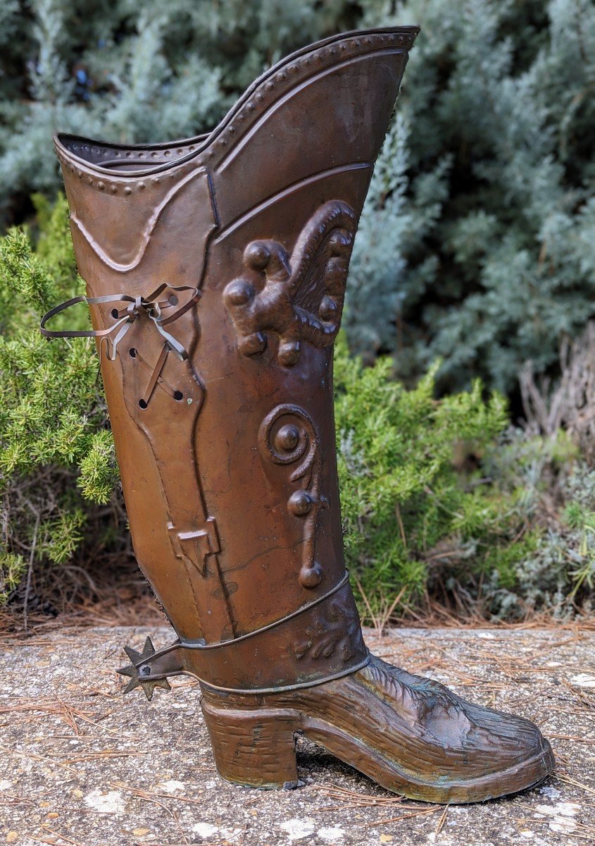 Boot Umbrella Stand/cane Holder-photo-4