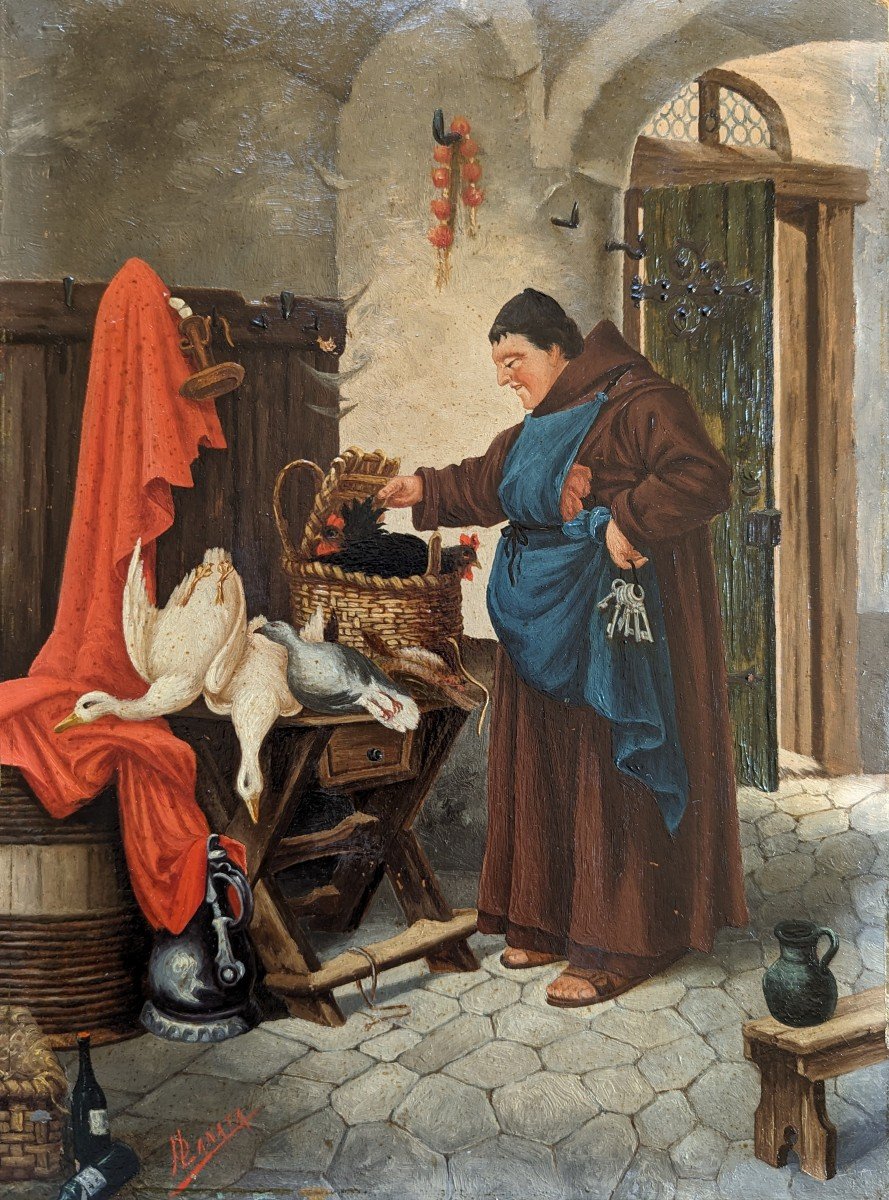 Painting: The Cook Monk