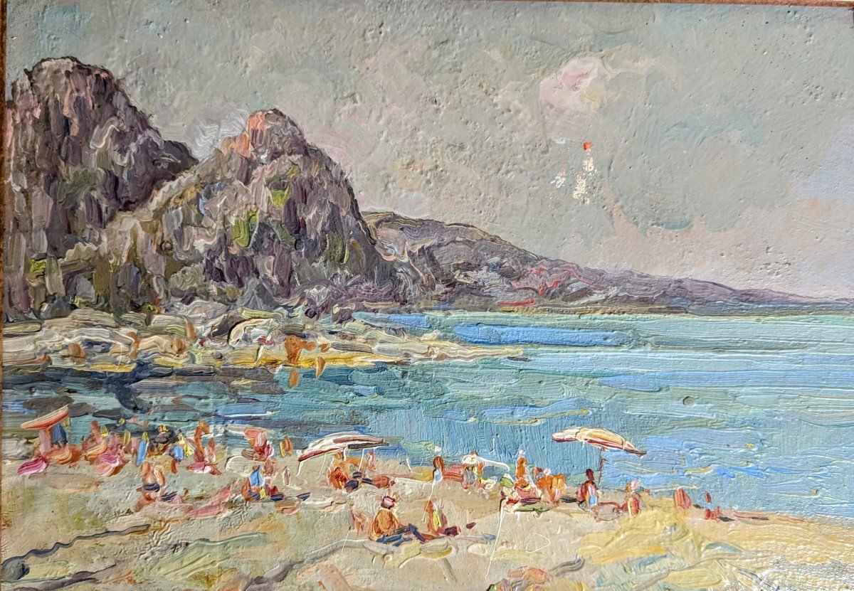 Ecole Russe. Plage Animée -photo-3