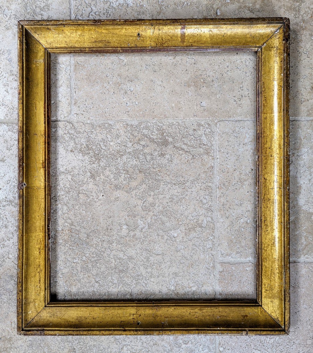 Frame In Molded Gilded Wood-photo-4
