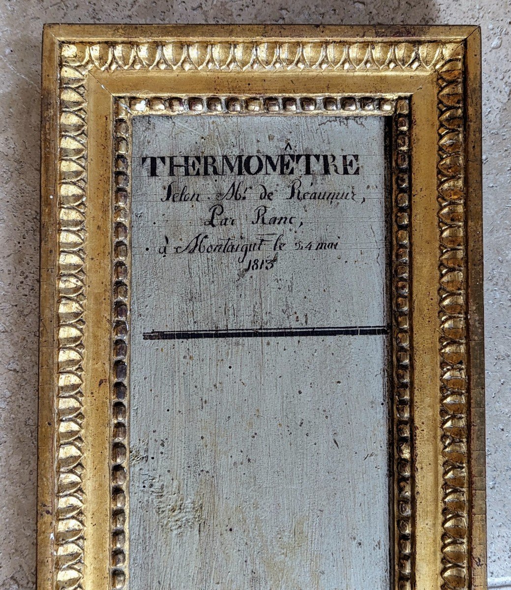 Thermomètre selon Mr de Réaumur. 1813-photo-6