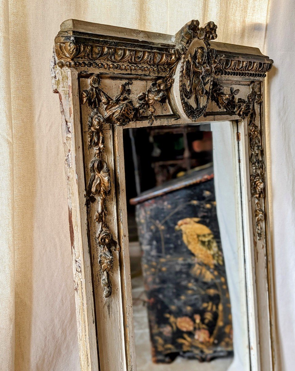 Woodwork Mirror. Trumeau -photo-1