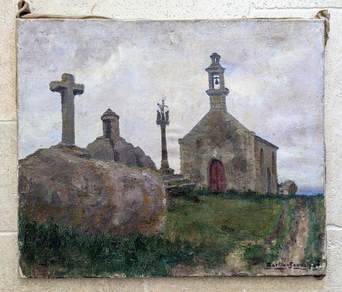 Chapelle St Pol à Brignogan ( Bretagne) Par Martin-Sauvaigo.-photo-5