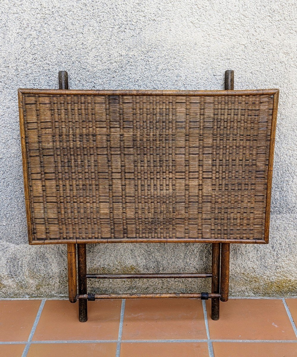 Wooden Folding Table Early 20th Century -photo-1