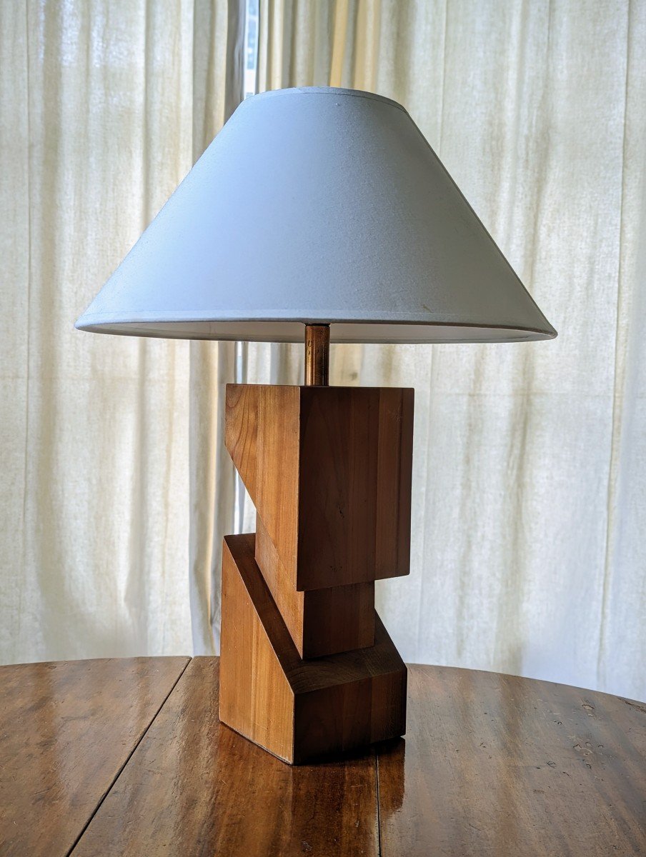 Geometric Desk Lamp From The 1950s-photo-3