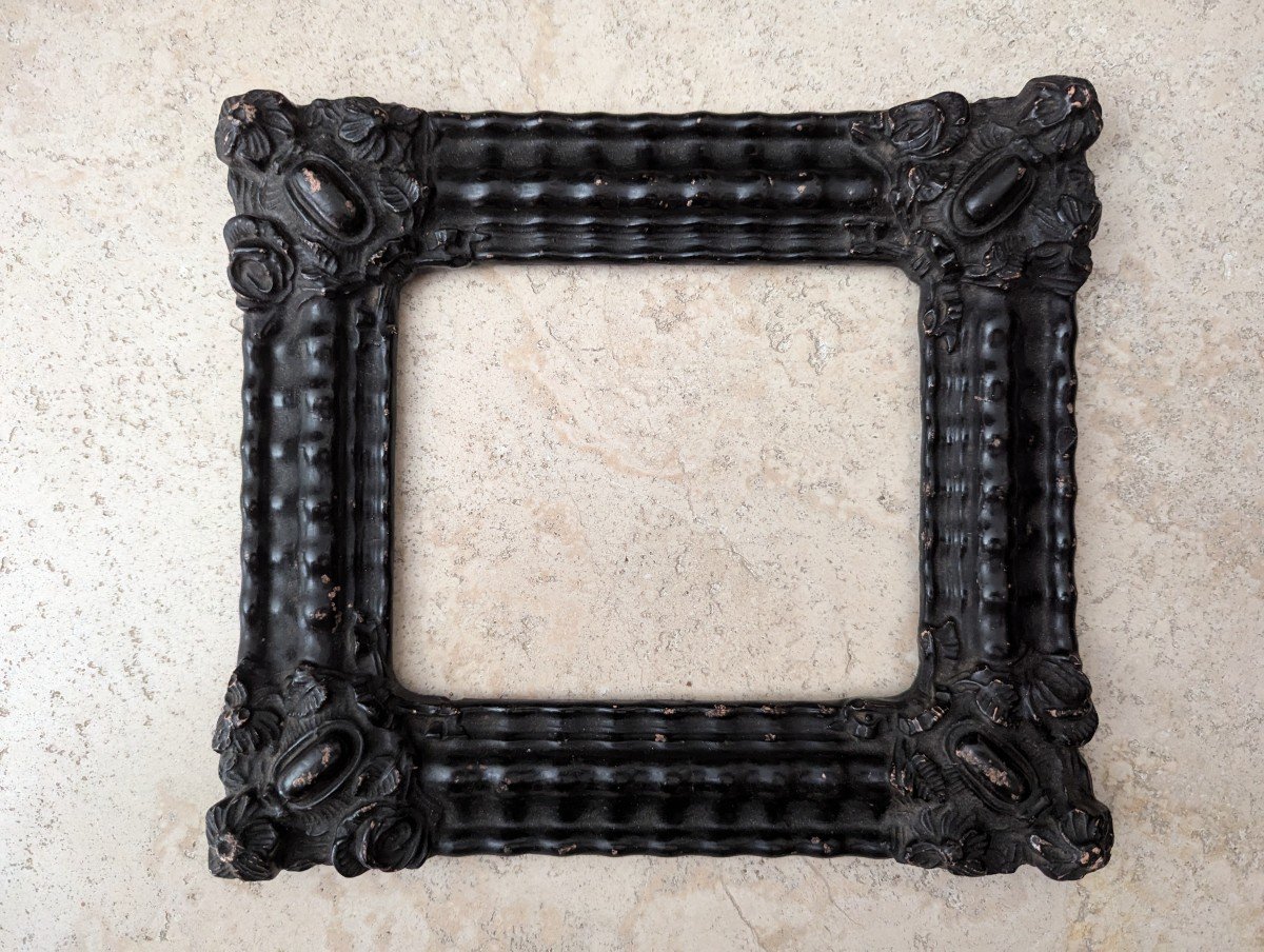 Napoleon III Blackened Wooden Photographic Frame-photo-2