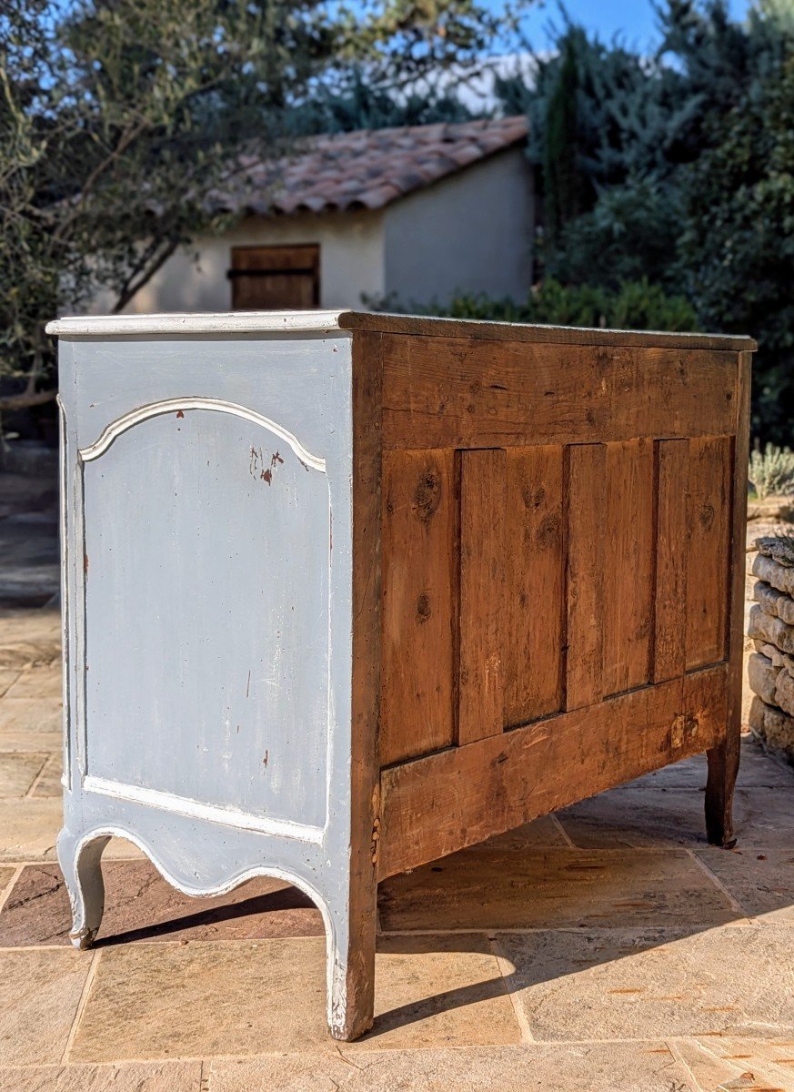 Louis XV Period Patinated Chest Of Drawers -photo-4