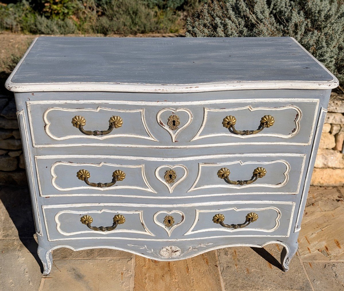 Louis XV Period Patinated Chest Of Drawers -photo-6