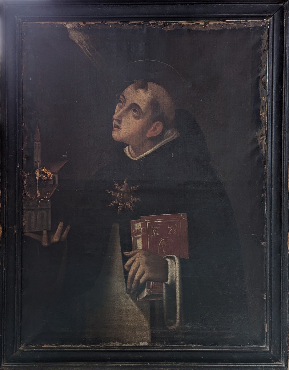 Saint Thomas Aquinas - 18th Century Portrait -photo-4