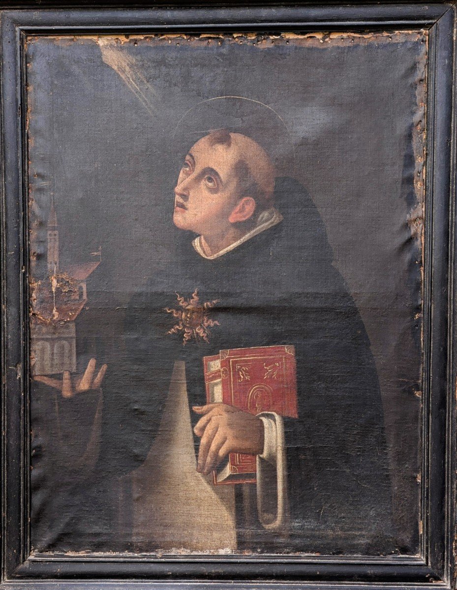 Saint Thomas Aquinas - 18th Century Portrait 