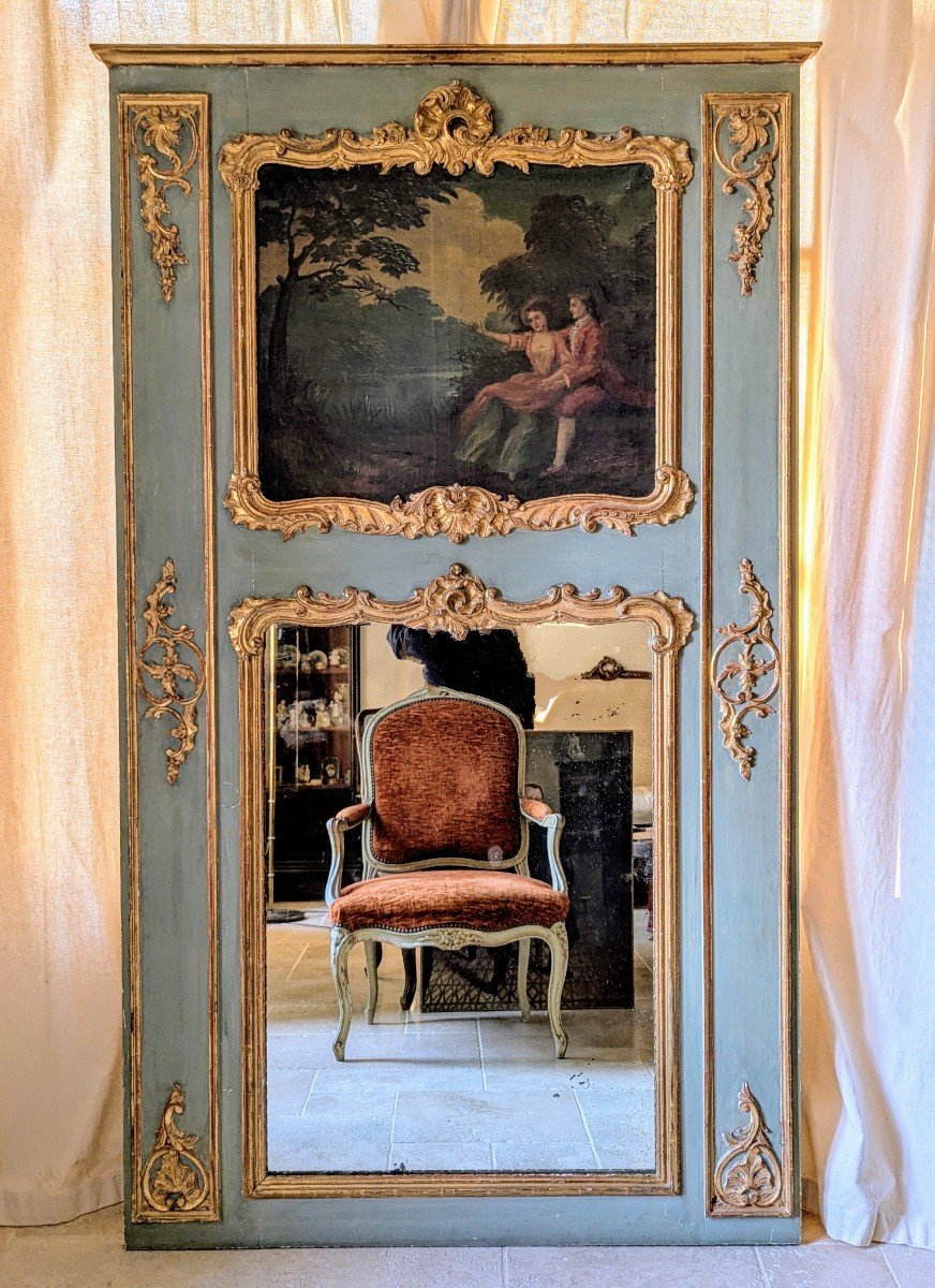 Grand Trumeau. Style Louis XV-photo-2