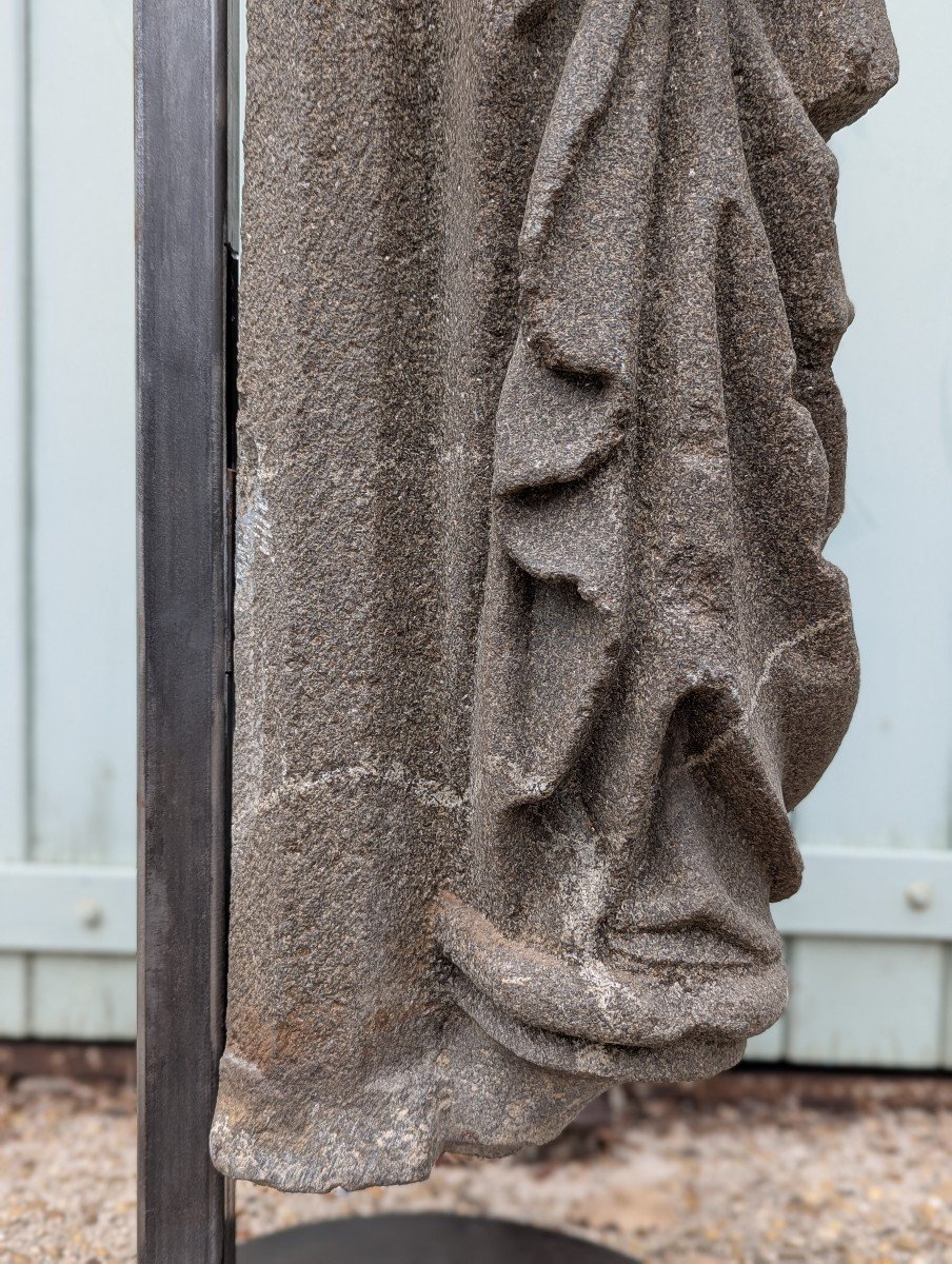 Virgin And Child In Granite. Breton Calvary -photo-7