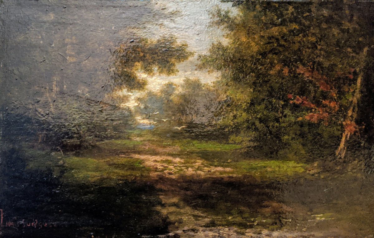 Paysage signé Louis Guédy