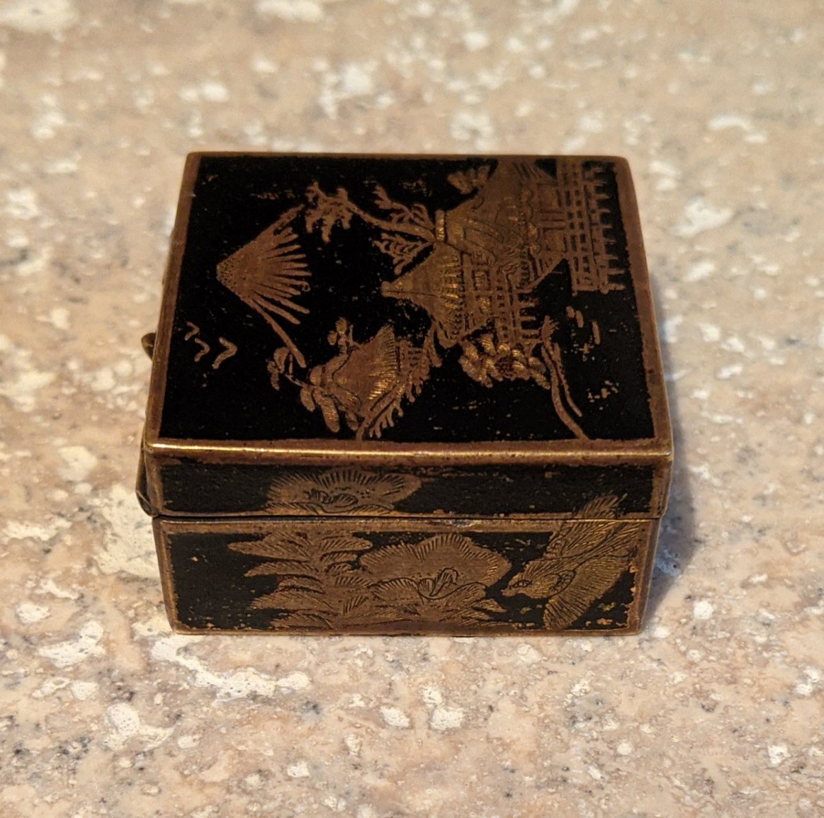 Japanese Stamp Box.-photo-4