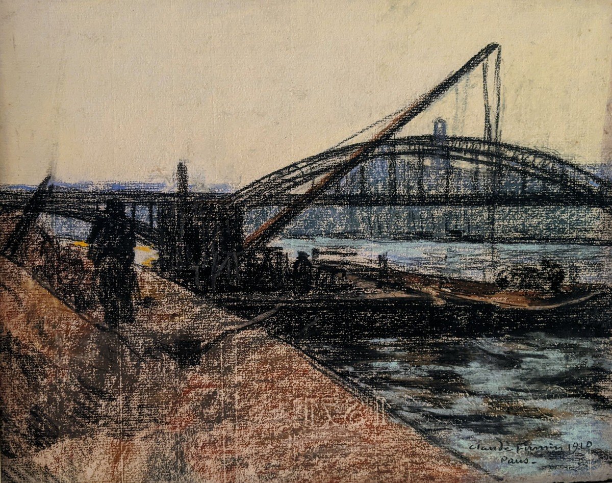 Paris, la passerelle Debilly. Claude Firmin 