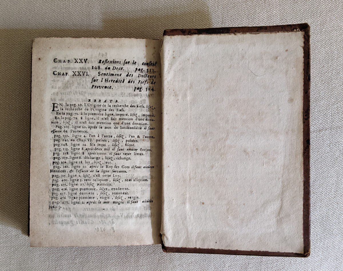 Traité de l'Hérédité des fiefs de Provence 1687-photo-6