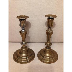 Pair Of Louis XV Candlesticks