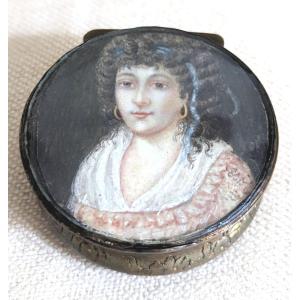 18th Century Box With Miniature Portrait