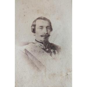 Napoléon III, tirage albuminé Cdv vers 1860