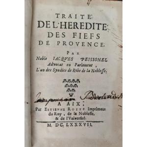 Treaty Of Heredity Of The Fiefs Of Provence 1687