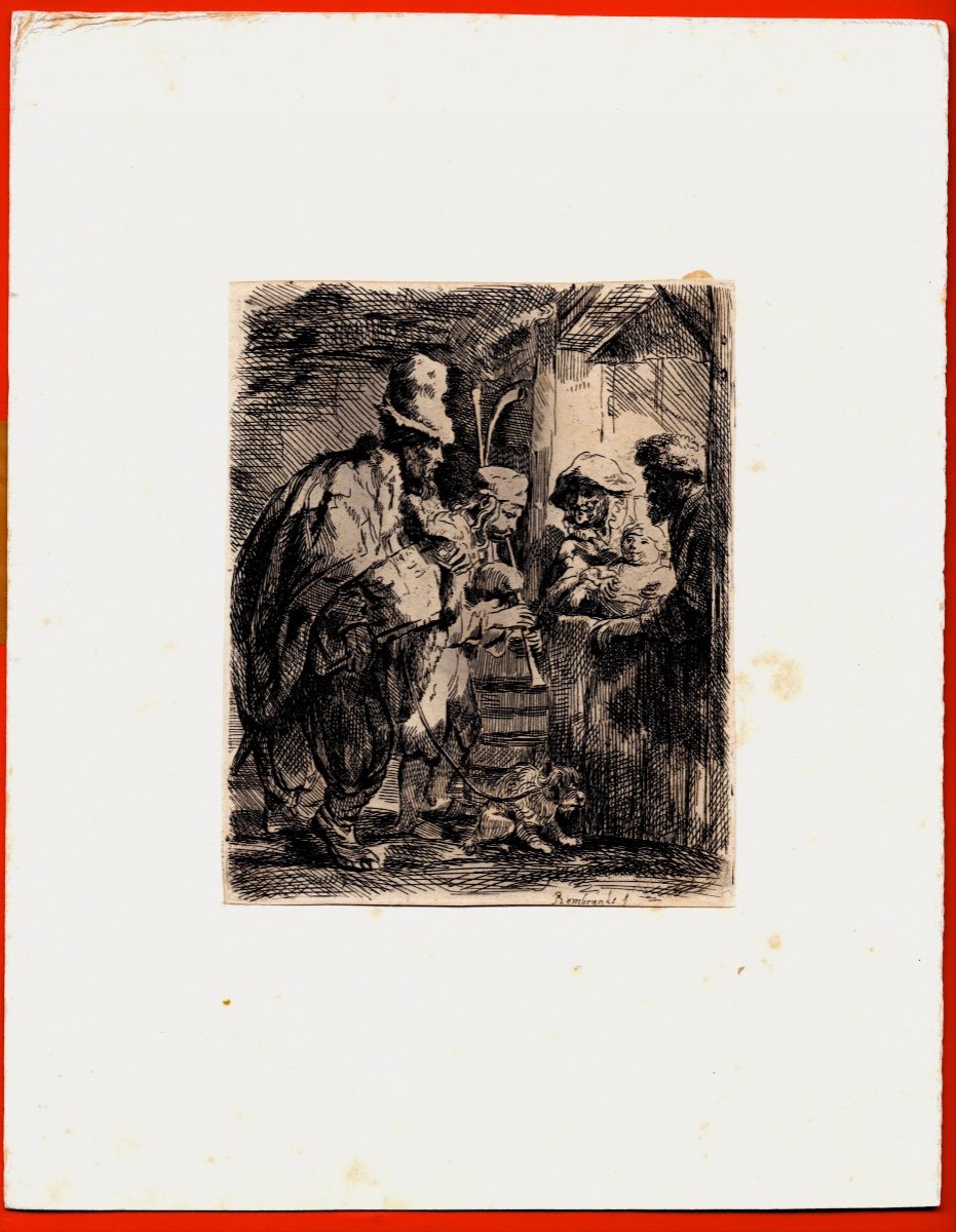 Pro-etch Original-rembrandt-b119 From The 1635 Catalog-photo-2