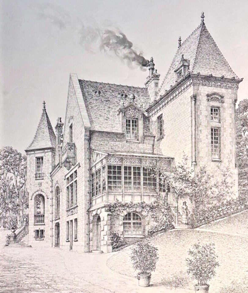 C27-orig Drawing-a.lambert Vaudoyer-[the Manor With The Canopy]-[v.le Duc]-1901-photo-3