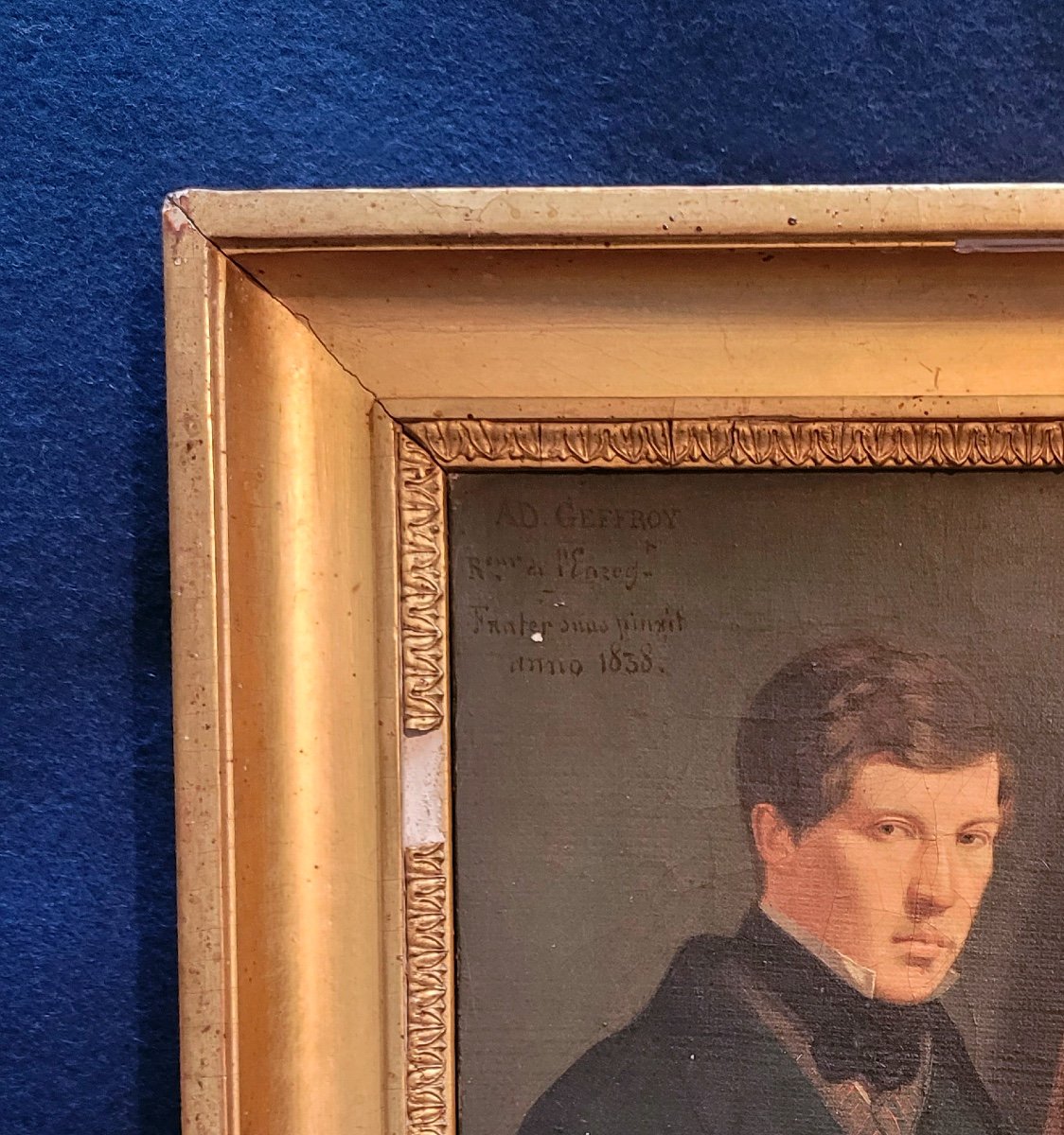 TABLEAU-EDMOND GEFFROY-PORTRAIT DE SON FR&Egrave;RE-1838-photo-4